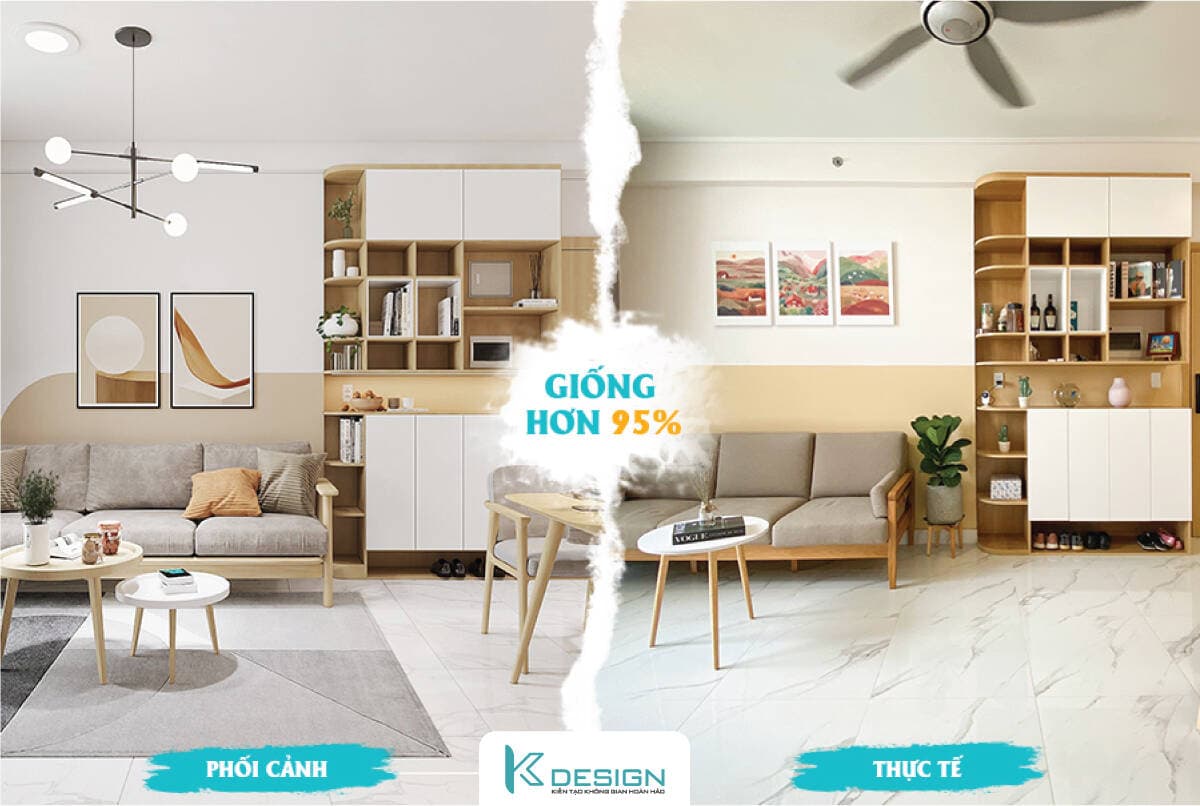 Căn hộ chung cư trở nên đáng sống hơn hẳn sau khi hoàn thiện nội thất