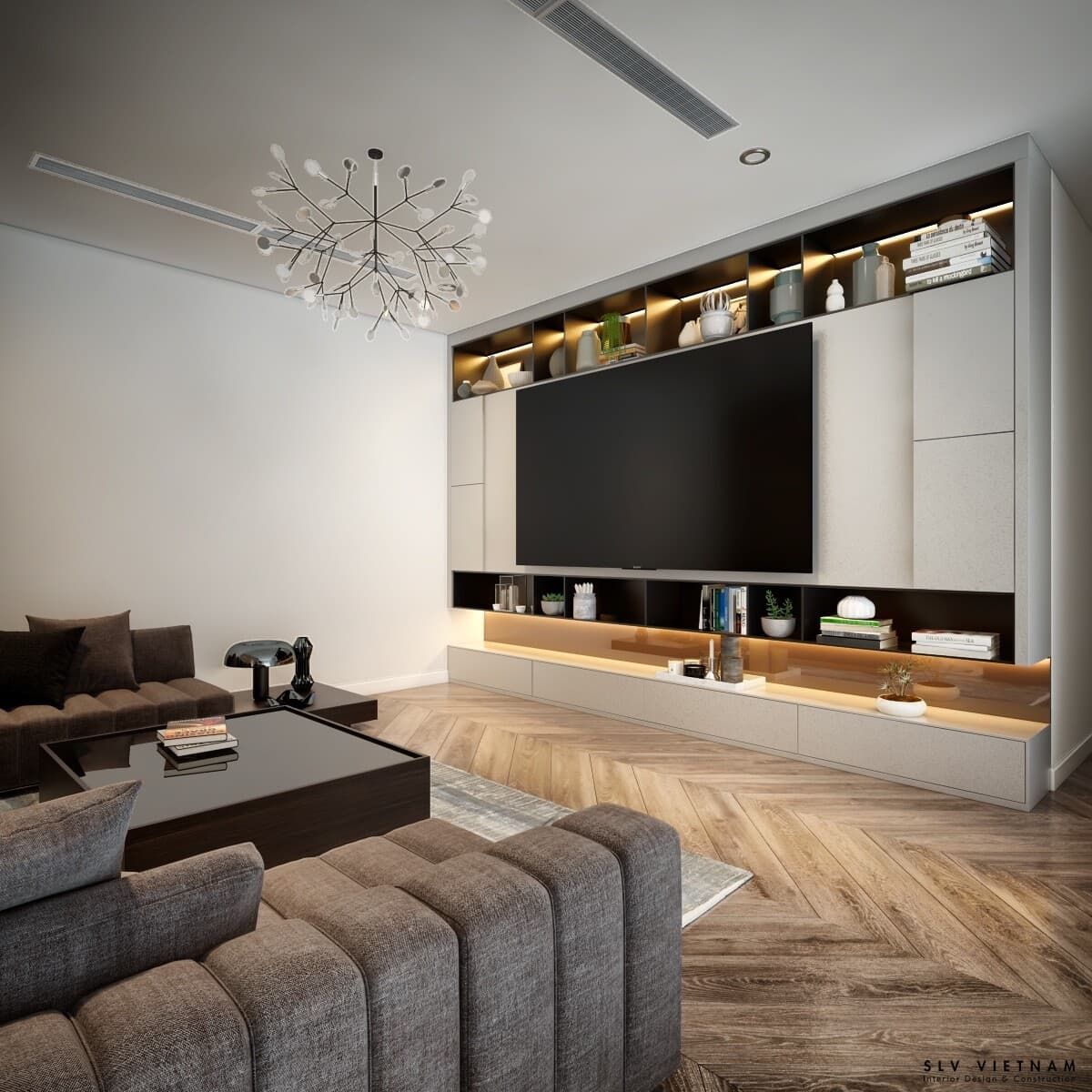 Mẫu thiết kế căn hộ Duplex 3 phòng ngủ mới lạ