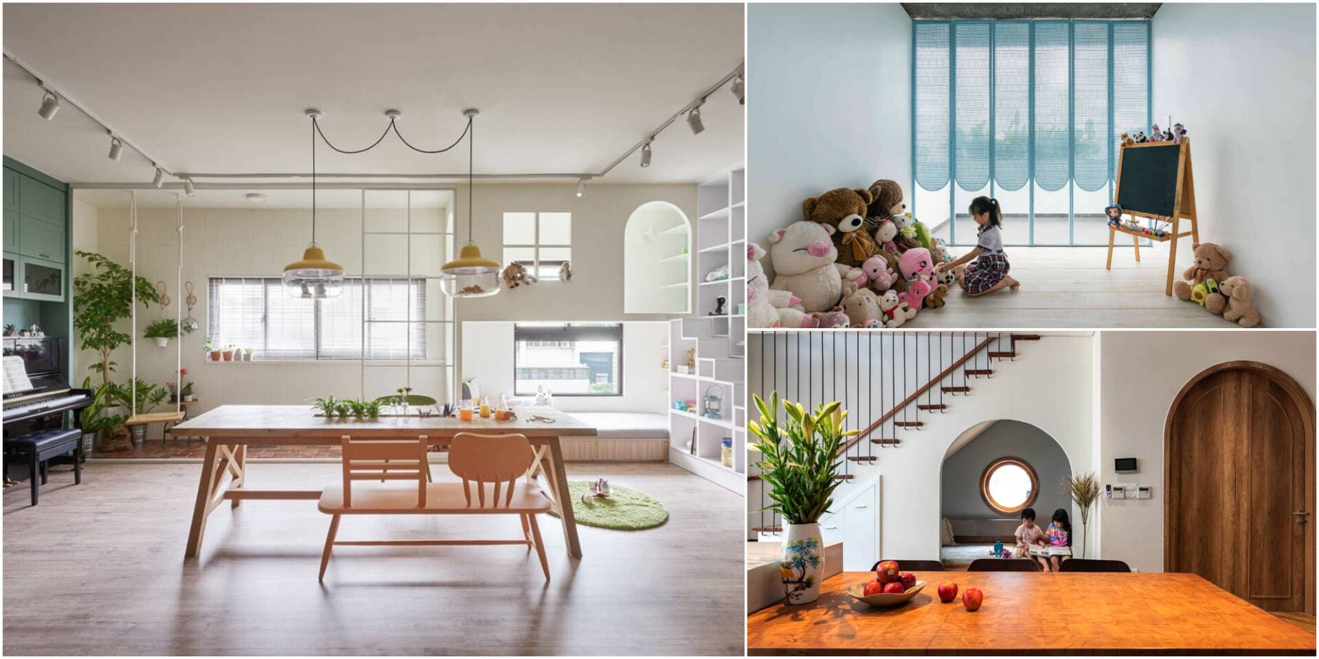 8 ngôi nhà dành cho gia đình có con nhỏ, căn hộ hay nhà phố đều có khu vui chơi cho con