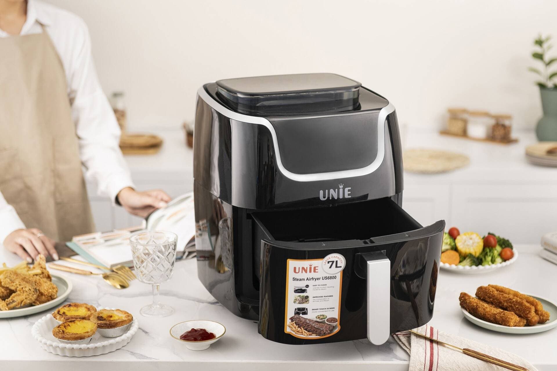 Review nồi chiên hơi nước Unie US6800 dung tích 7 lít chi tiết: Tại sao nên mua?