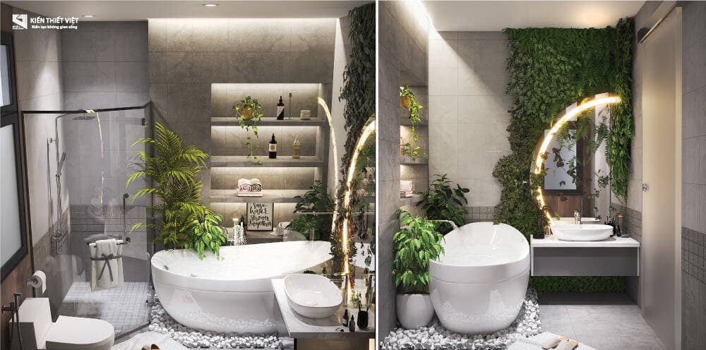 Những cách bố trí không gian xanh trong kiến trúc nhà ở