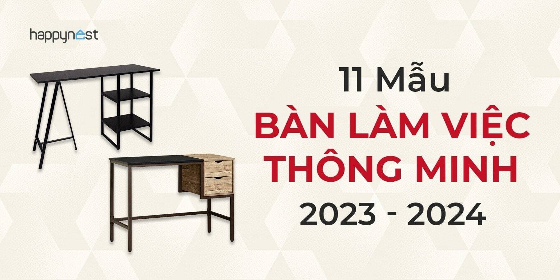 11 mẫu bàn làm việc thông minh đáng mua nhất 2023-2024