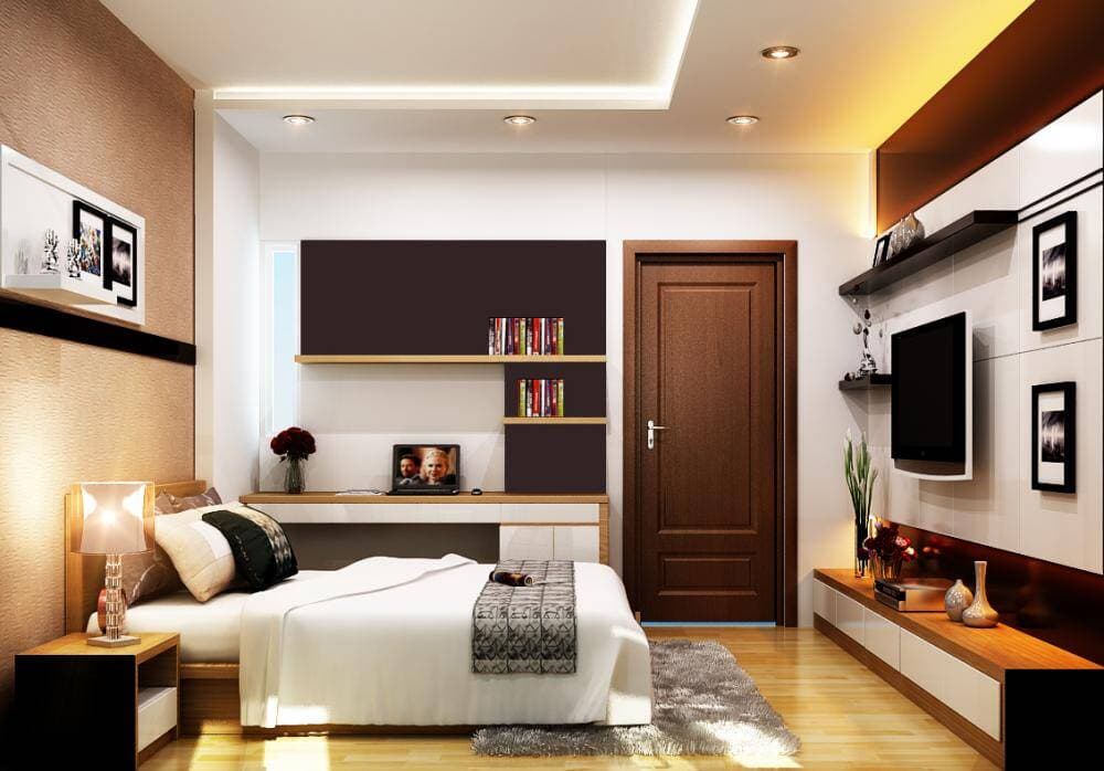 Mẹo phối màu phòng ngủ nhỏ thành rộng gấp đôi thoáng mát