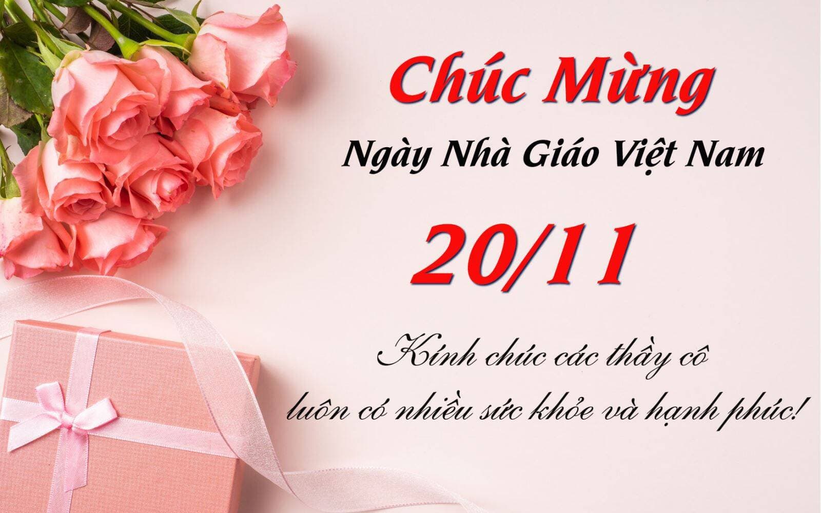 Những lời chúc 20/11 hay và ý nghĩa nhất để tri ân thầy cô giáo