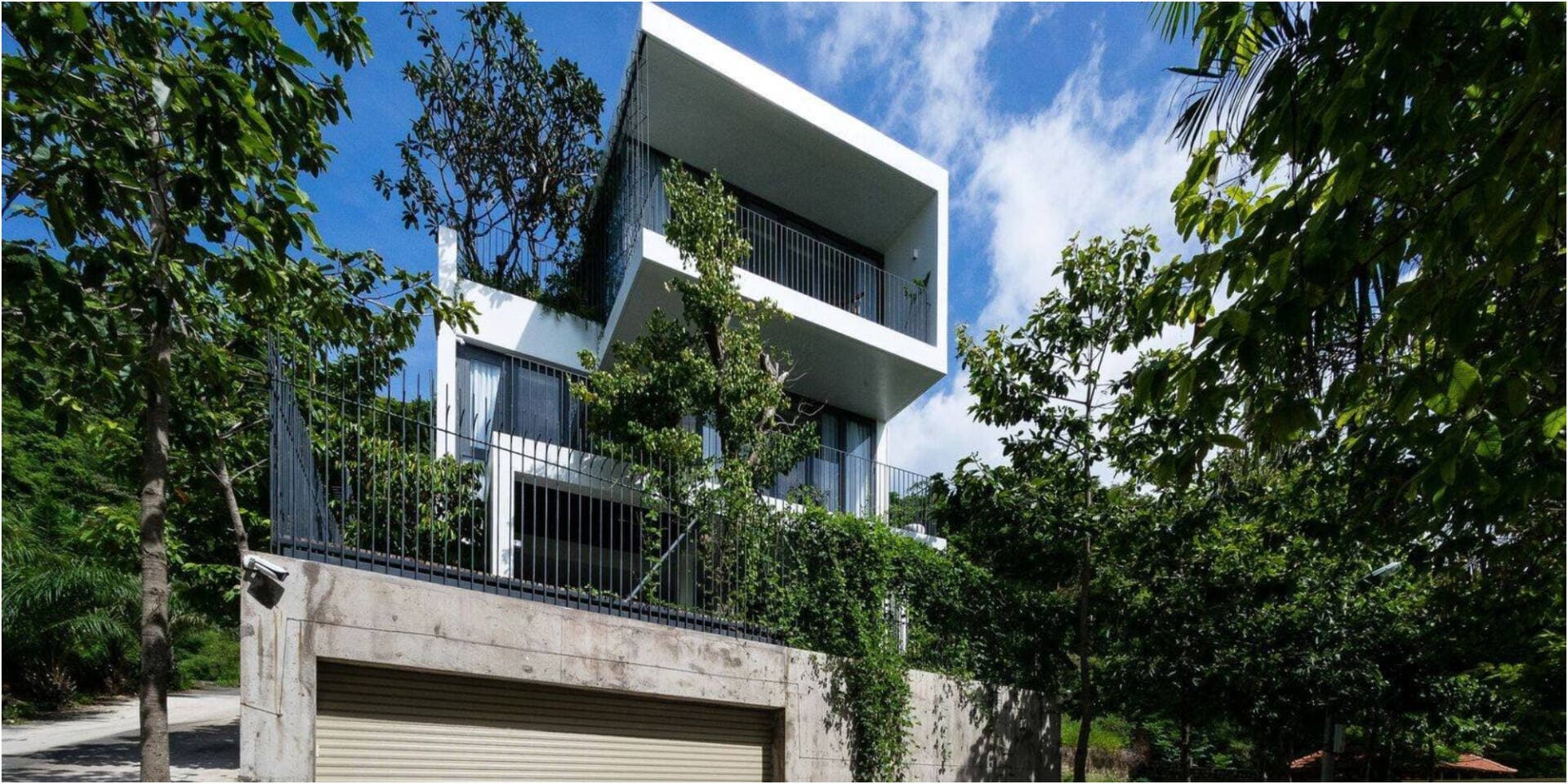 Nhà trên sườn núi VIBA House mở trọn tầm nhìn ra biển, núi và thành phố Vũng Tàu