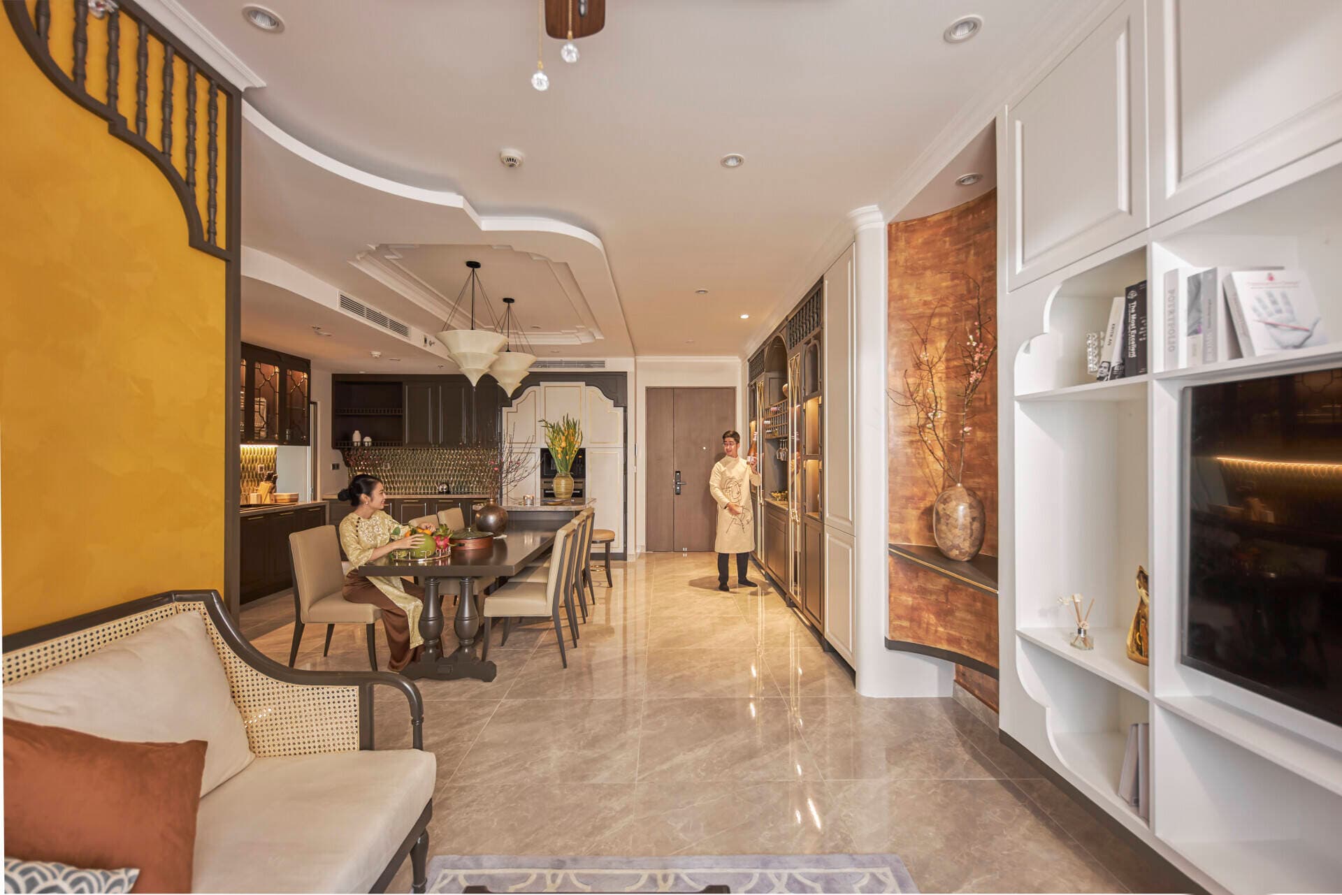 Vẻ Đẹp Xưa Bên Trong Căn Hộ Indochine