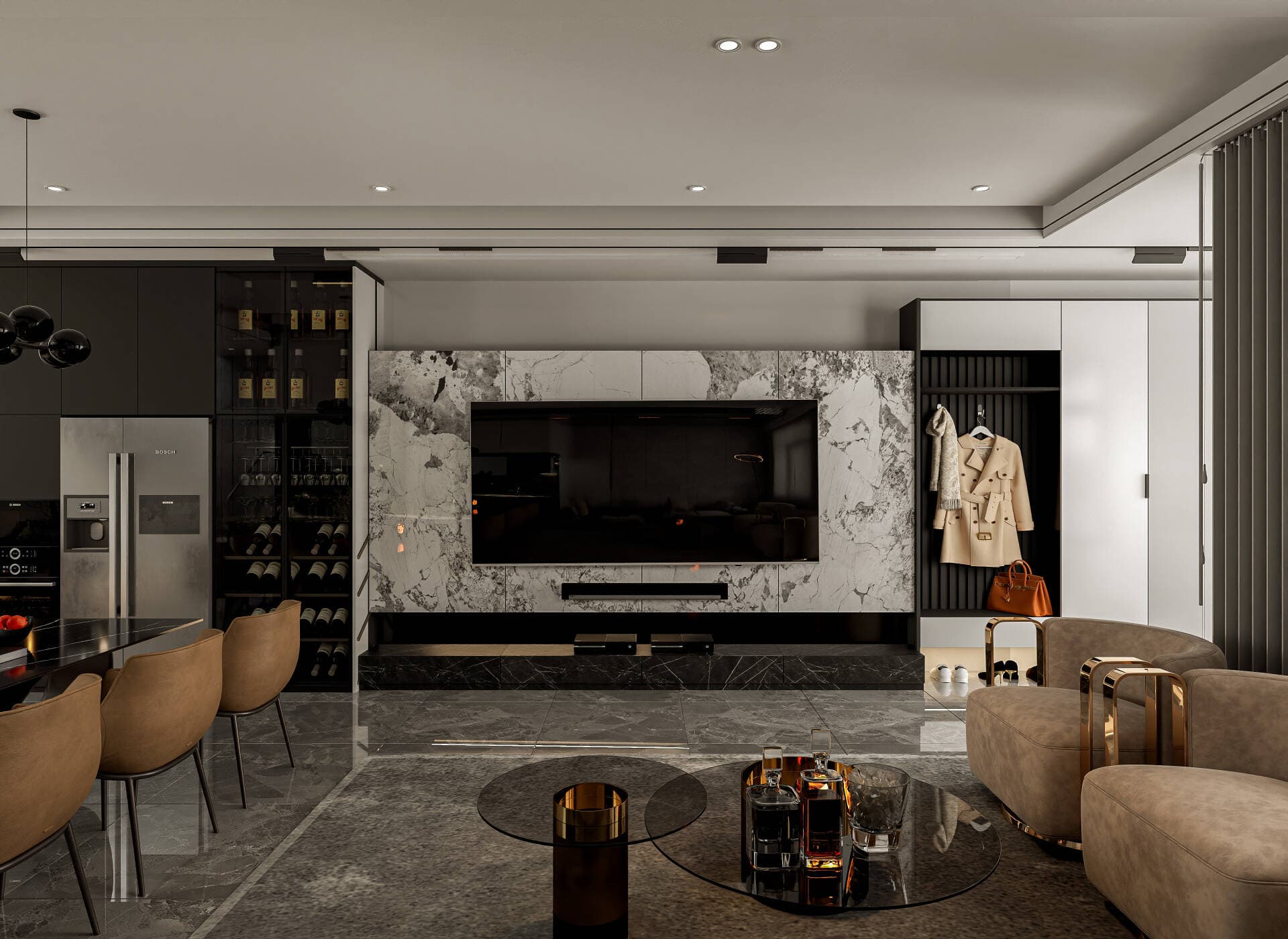 Sống tiện nghi và hiện đại trong tổ ấm 200m² tinh tế