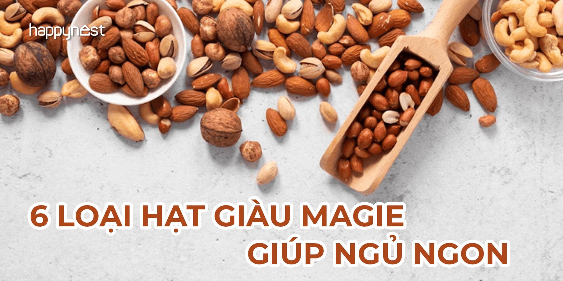 Ngủ ngon không khó nếu bạn biết 6 loại hạt tự nhiên giàu magie này