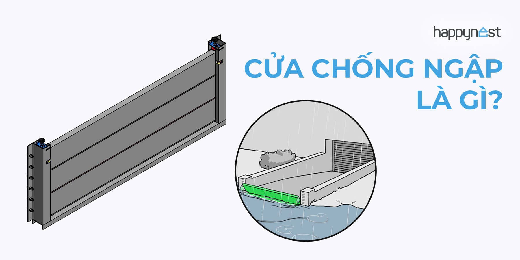 Cửa chống ngập là gì? Các loại cửa chống ngập và chi phí lắp đặt cho nhà ở