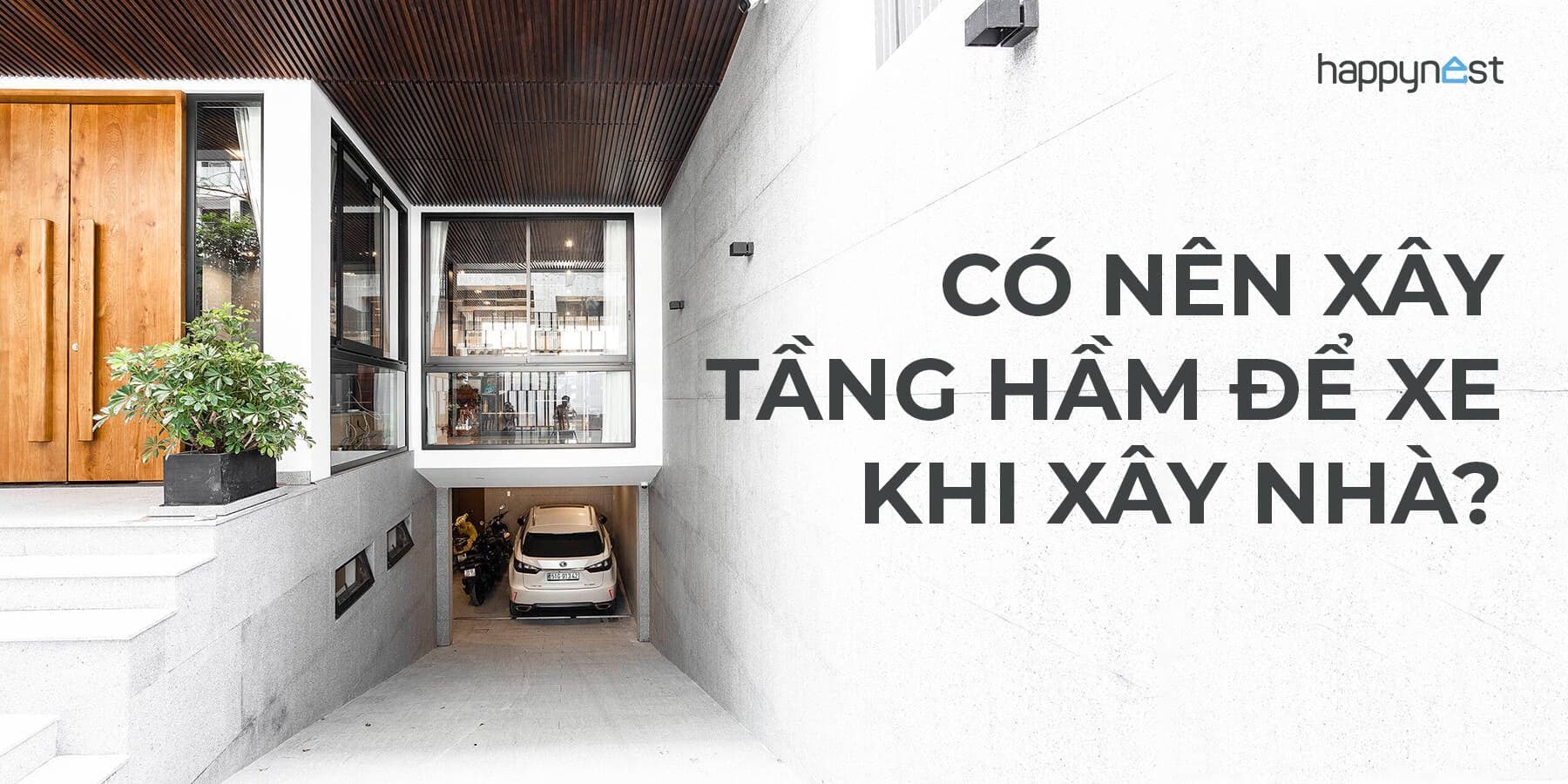 Có nên xây tầng hầm để xe không? Ưu và nhược điểm cần biết