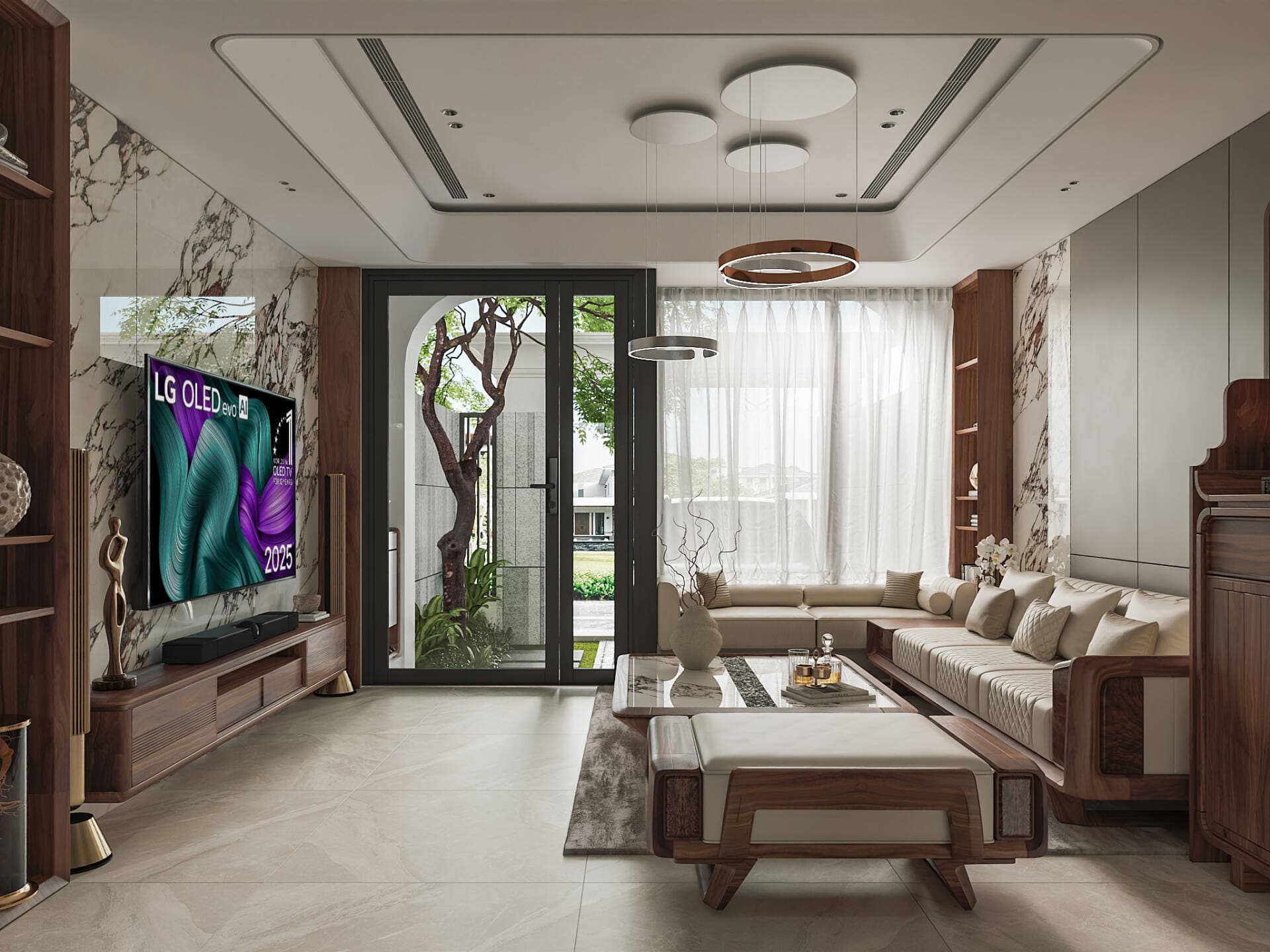 Mrs Vinh house – Biệt thự 4 tầng hiện đại với thiết kế tinh tế và hệ sinh thái LG thông minh