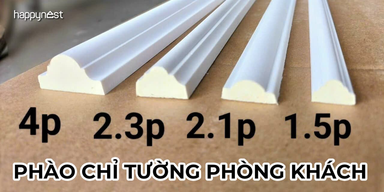 Cách chọn phào chỉ tường phòng khách – Bí quyết giúp không gian sang trọng và hiện đại