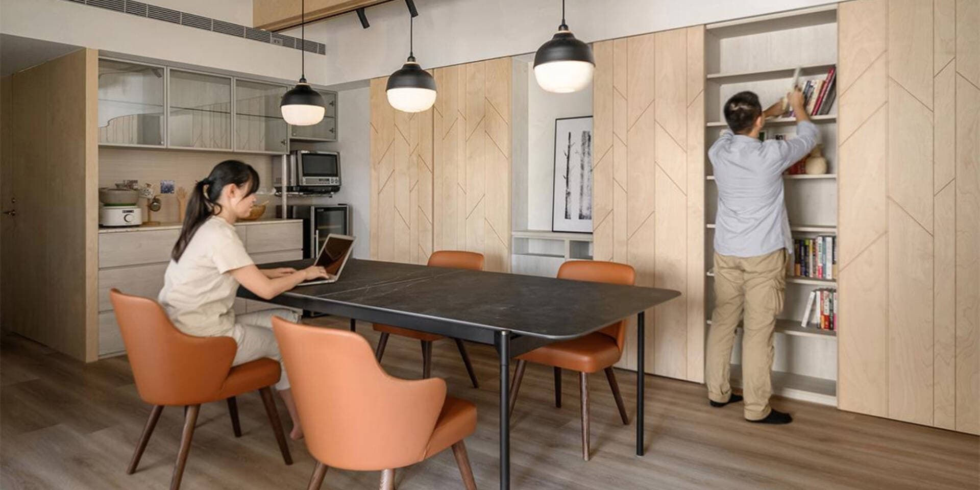 Căn hộ 90m2 tối giản cho tuổi nghỉ hưu, giúp vợ chồng gia chủ sống độc lập, giảm chi phí dài hạn