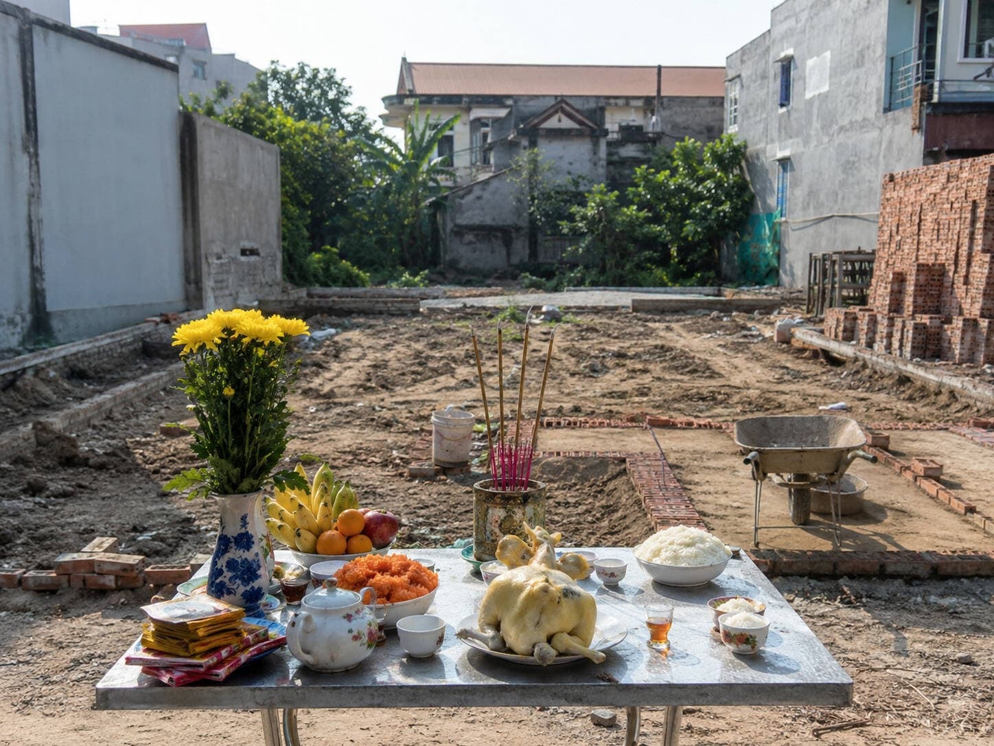 Cúng động thổ xây nhà gồm những gì? Ý nghĩa của việc cúng động thổ