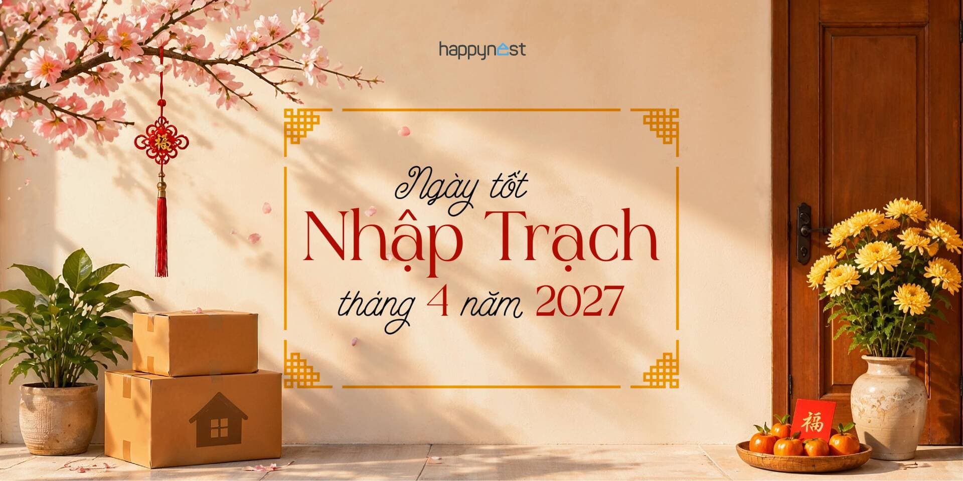 Xem 10 ngày tốt nhập trạch tháng 4 năm 2027