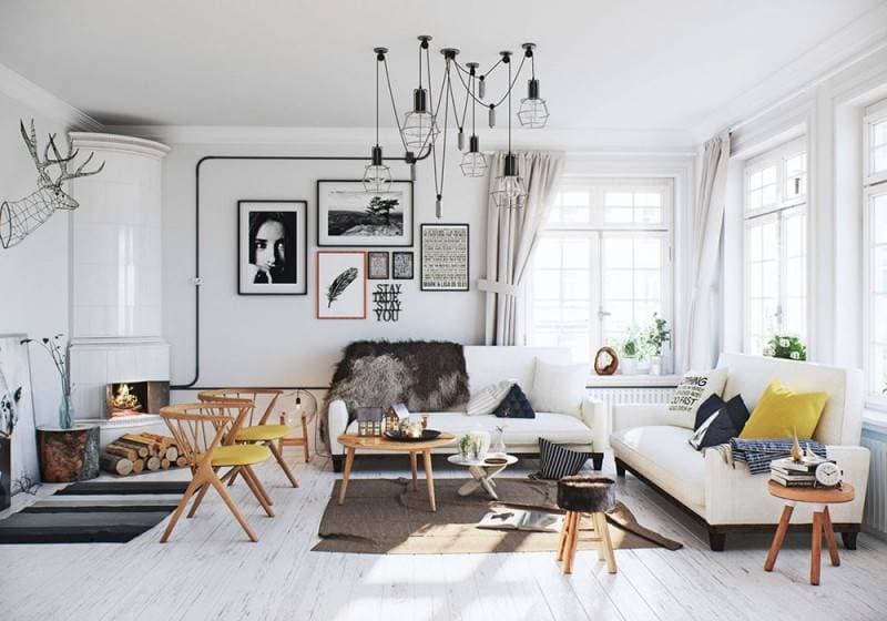 Những cách phối màu độc đáo cho căn nhà mang phong cách Scandinavia