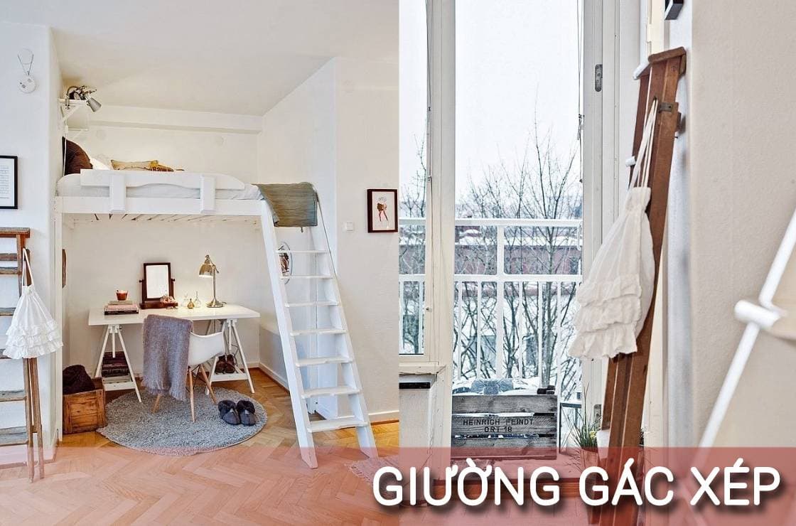 Giải pháp tối ưu cho những ngôi nhà có diện tích khiêm tốn mang tên “Giường gác xép”