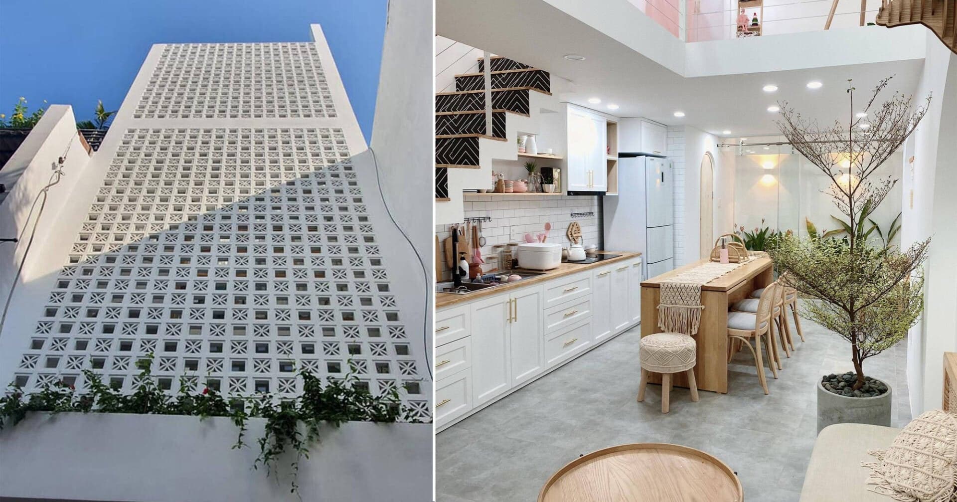 Duy House - Nhà phố 38m2 vẫn thông thoáng với những khoảng không gian mở vô cùng hợp lý