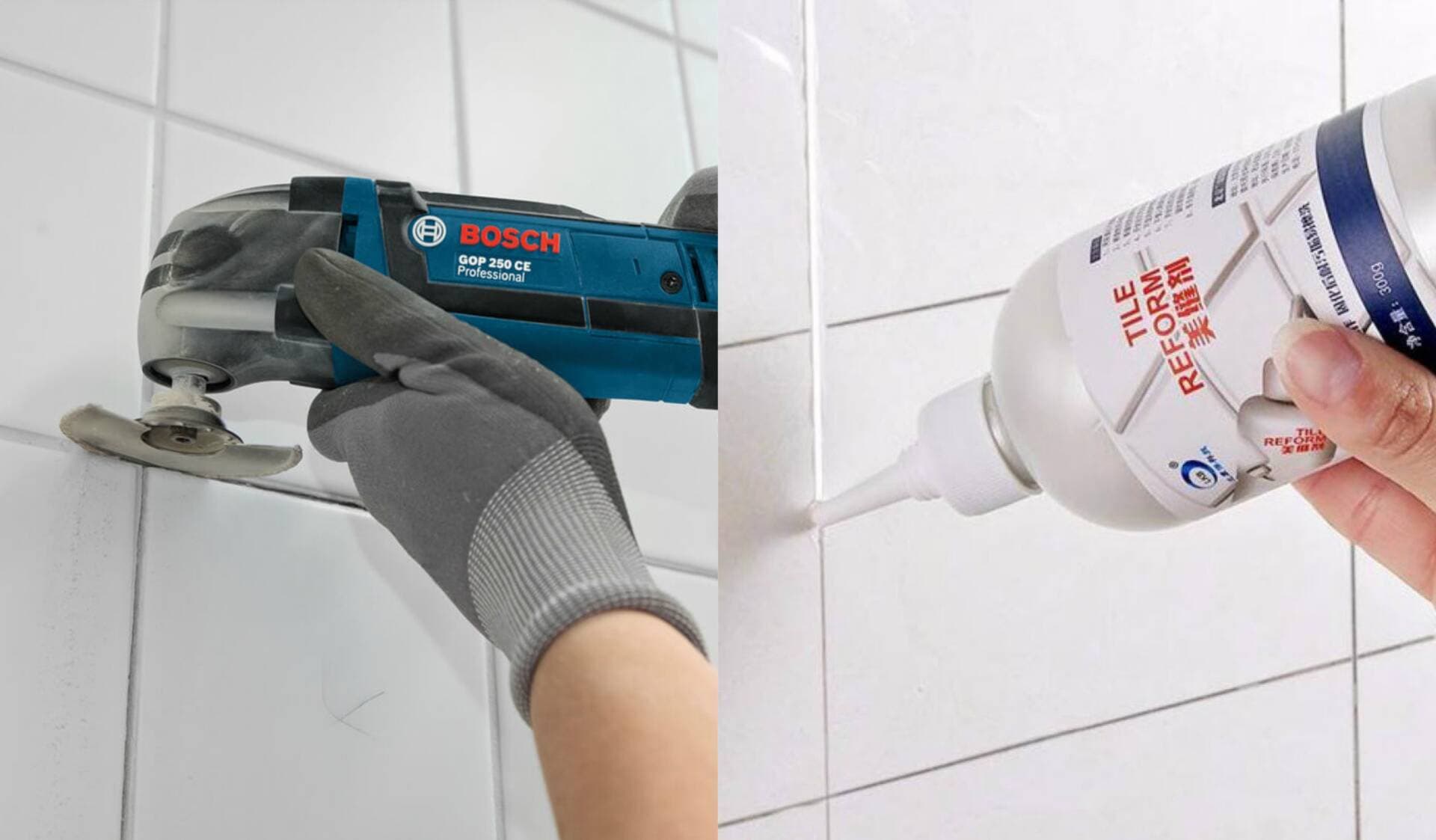 Giải pháp thay ron mới cho gạch men giả gỗ