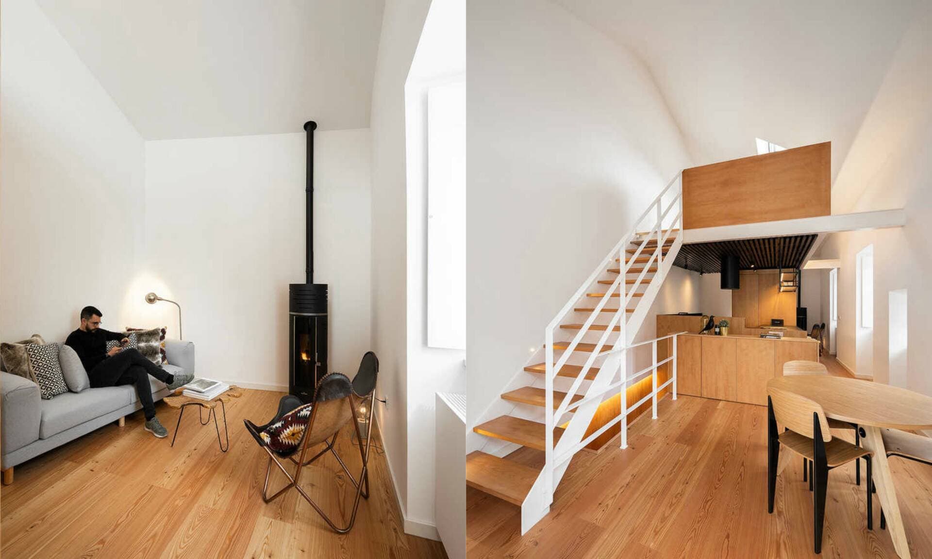 Dos Oleiros House - Nhà trong hẻm phố không hề chật hẹp, bí bách mà sáng thoáng, tiện nghi bất ngờ