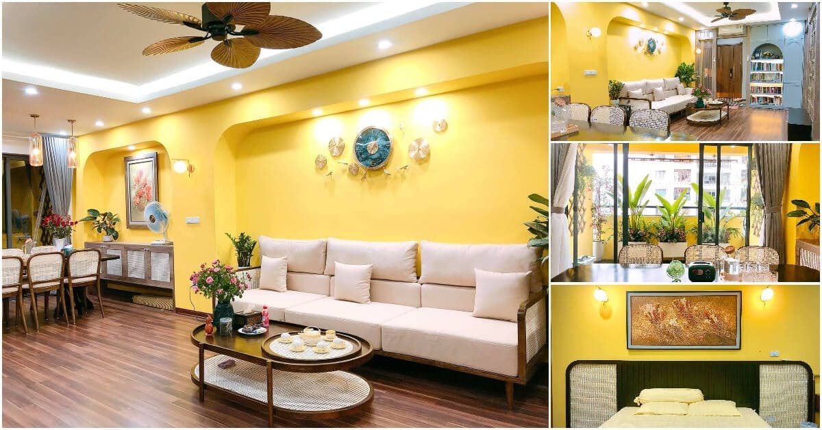 Hoàn thiện cải tạo căn hộ 138m2 trong 3 tháng với chi phí 750 triệu đồng để kịp đón hai con song sinh chào đời