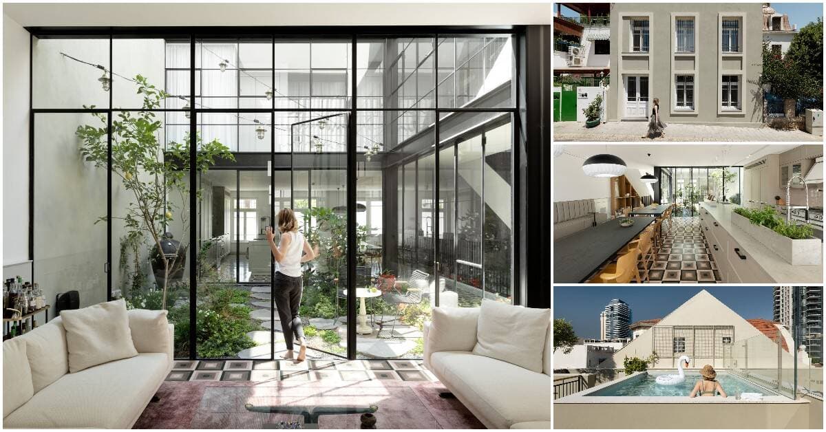 Nhà phố 8,5 x 28,5m thiết kế sân vườn sáng tạo, có cả bể bơi trên sân thượng