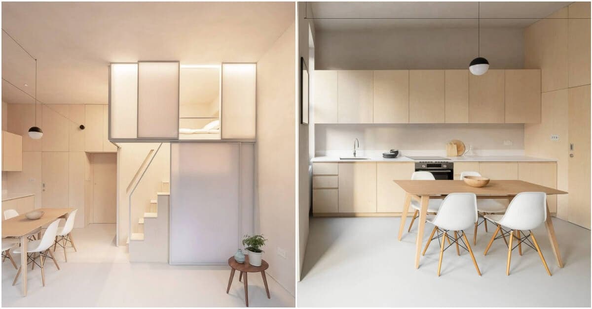 Căn hộ 29m2 thiết kế ''kén ngủ'' thông minh, khắc phục hết nhược điểm của nhà nhỏ hẹp