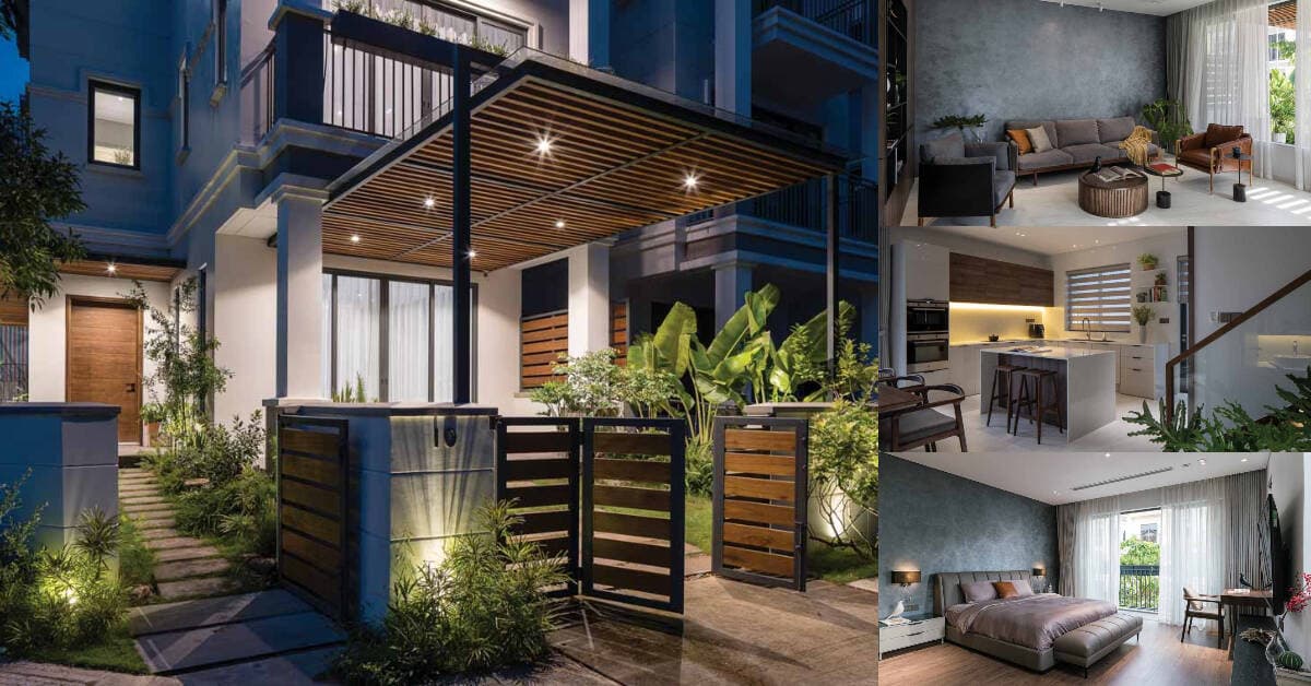 Nhà phố 2 mặt tiền cải tạo theo lối kiến trúc mới, gần gũi với thiên nhiên
