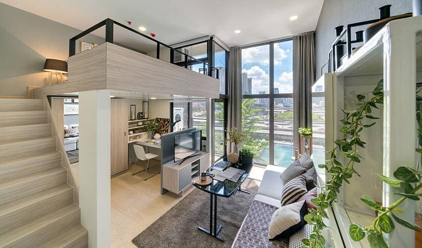 Căn hộ gác lửng 33m2 có cách bố trí mới lạ của gia chủ độc thân