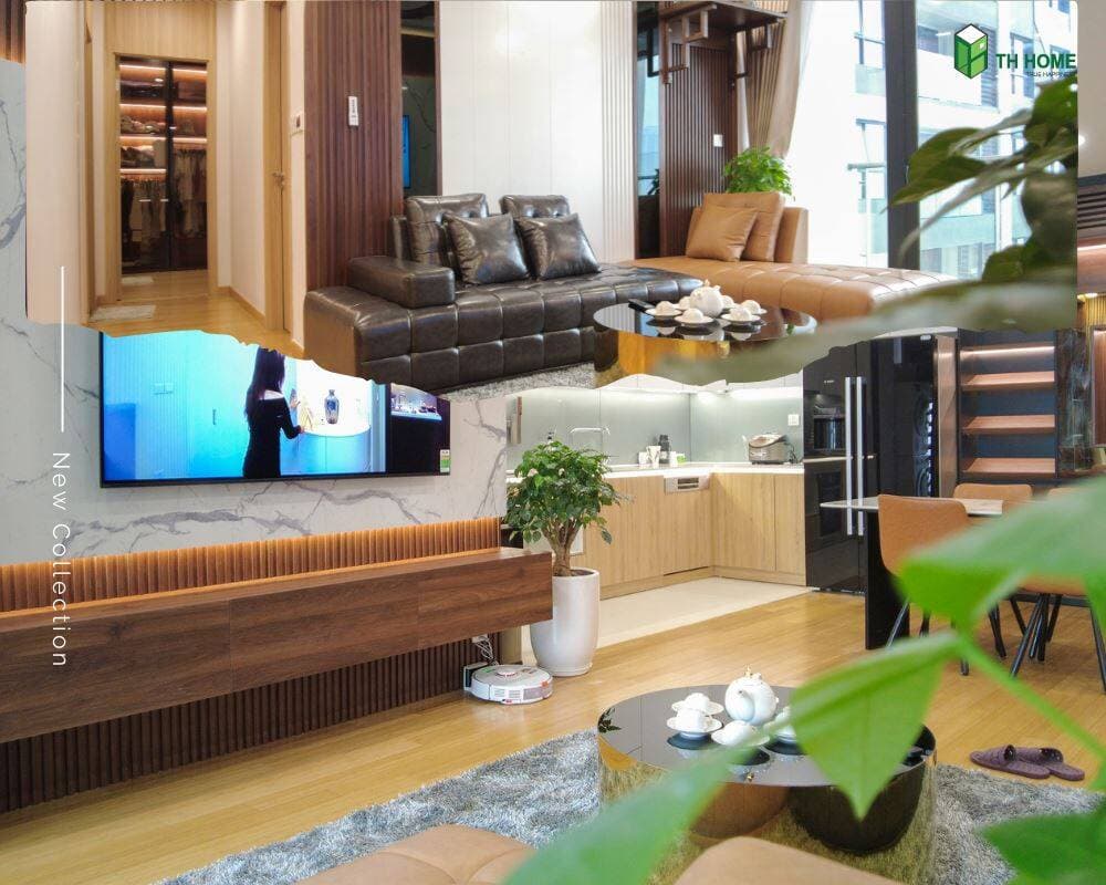 Xây dựng tổ ấm hiện đại và tiện nghi 130m2 của đôi vợ chồng mới cưới tại chung cư The Zei