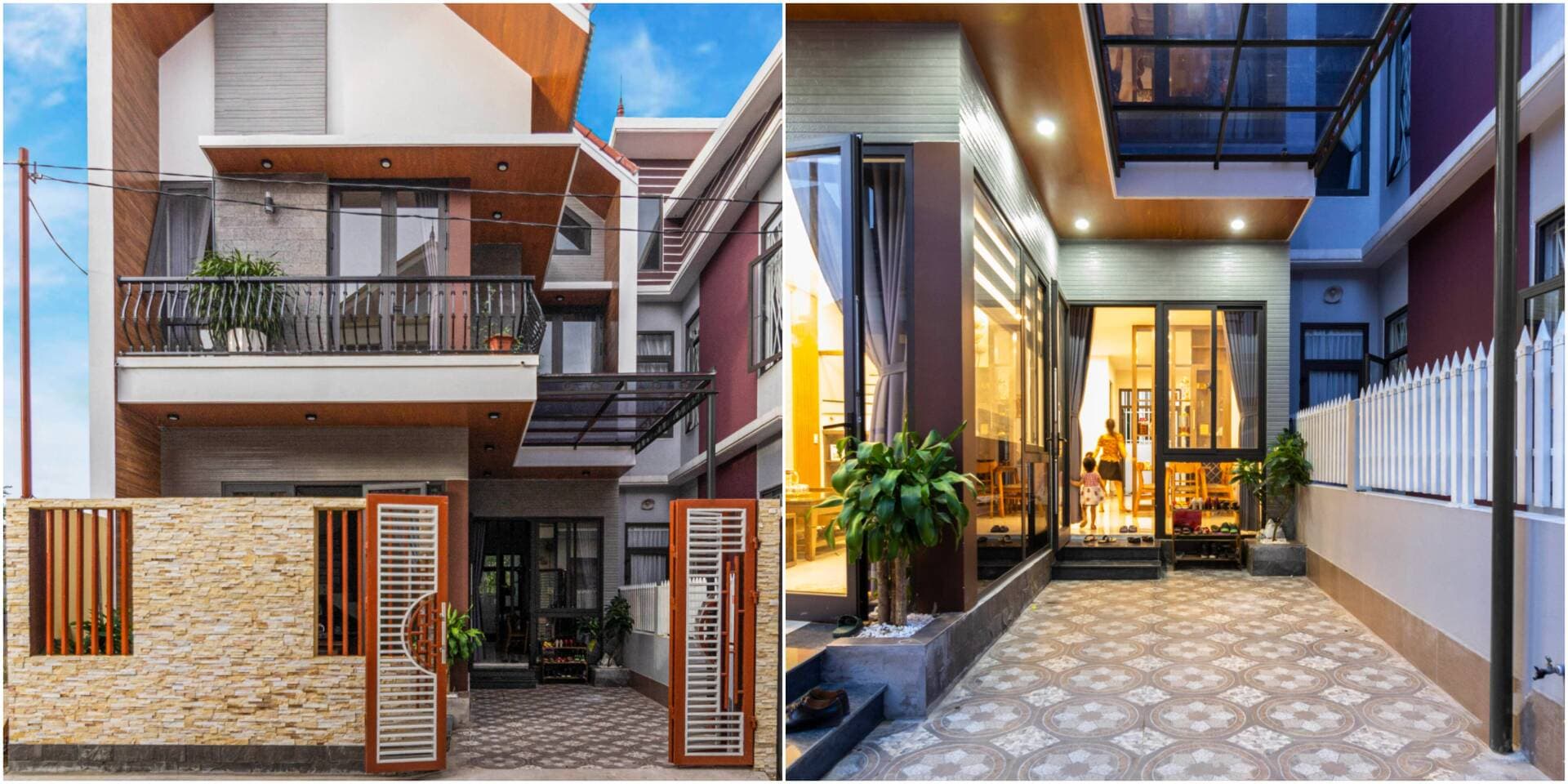 Nhà phố 2 tầng ở Quảng Bình tiện nghi, thoáng mát bất chấp khí hậu nắng nóng của miền Trung