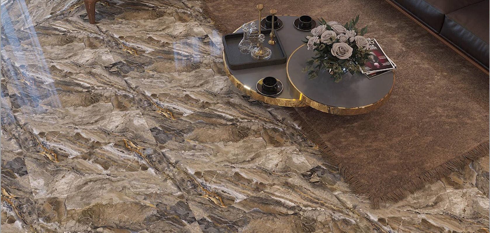 Ưu điểm của gạch vân đá marble và ứng dụng