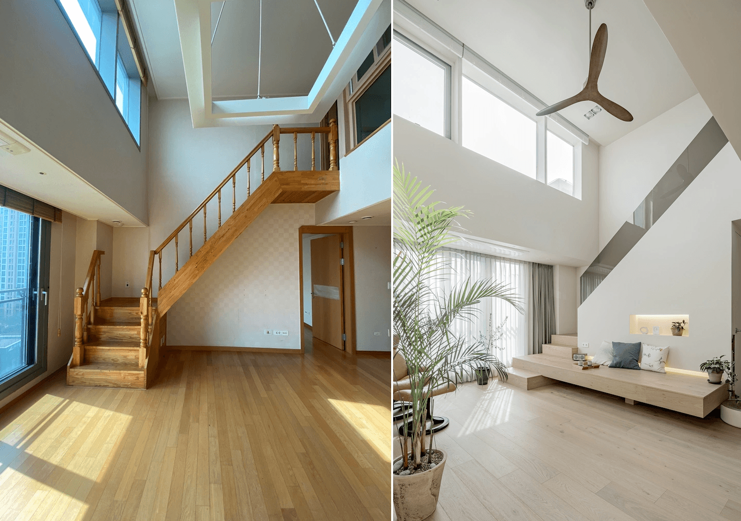 Chê thiết kế lỗi thời, gia chủ thuê KTS sửa lại căn duplex, thành quả mỹ mãn ngoài mong đợi