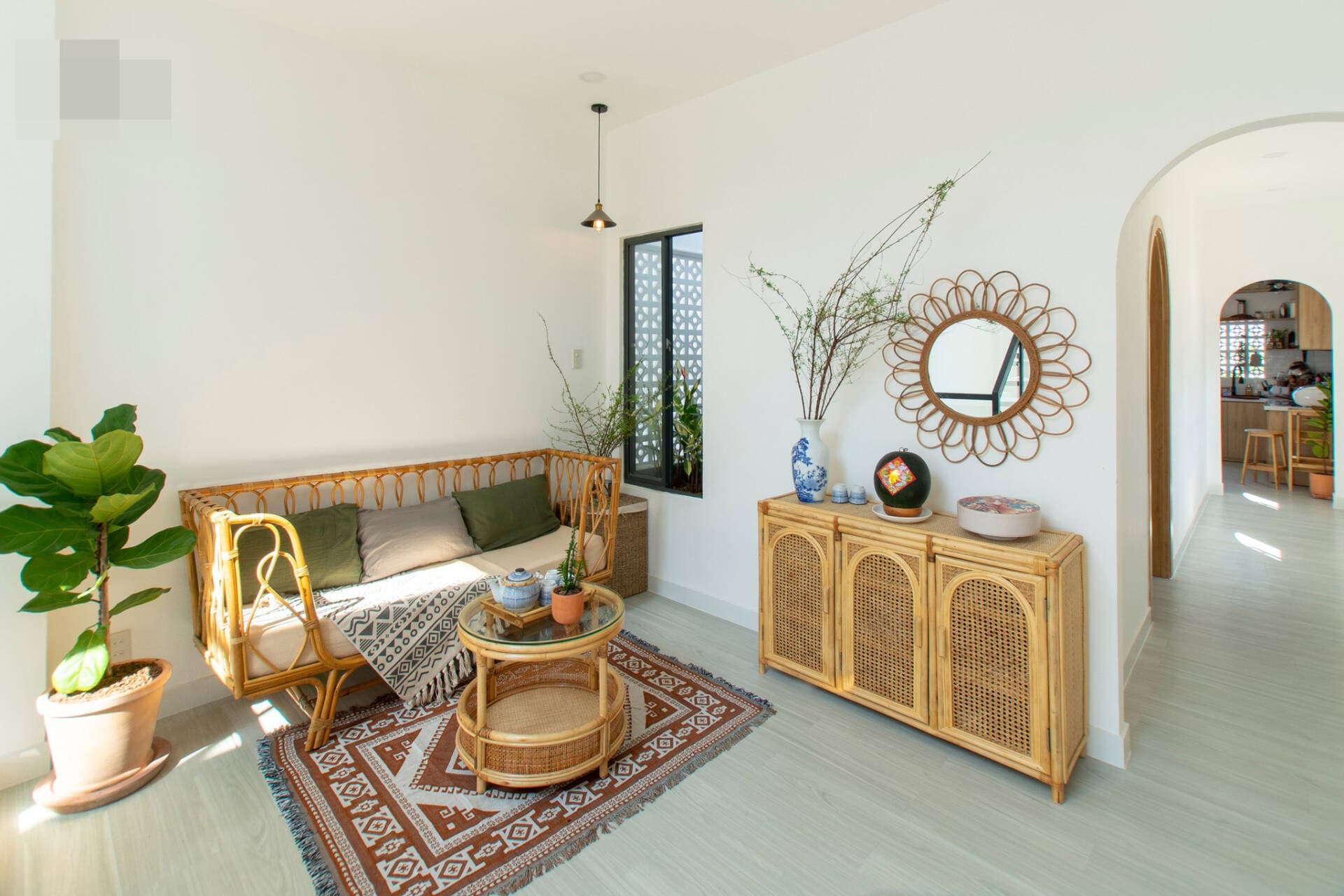 Nhà phố phong cách Bohemian mang nét tự do, phóng khoáng của nữ gia chủ cá tính, thích phiêu lưu