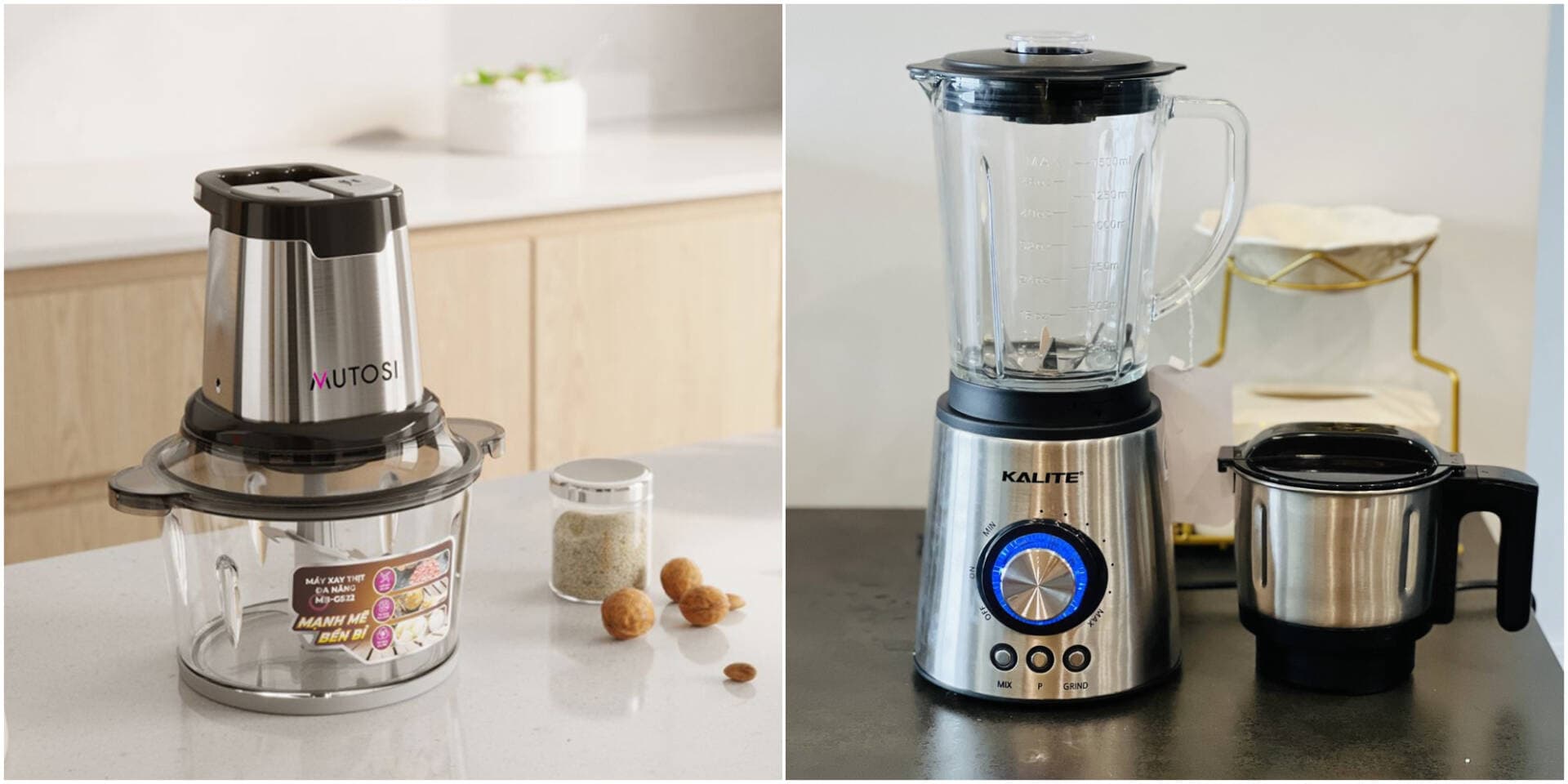 So sánh máy xay thịt và máy xay đa năng: Loại nào tốt và bền hơn?