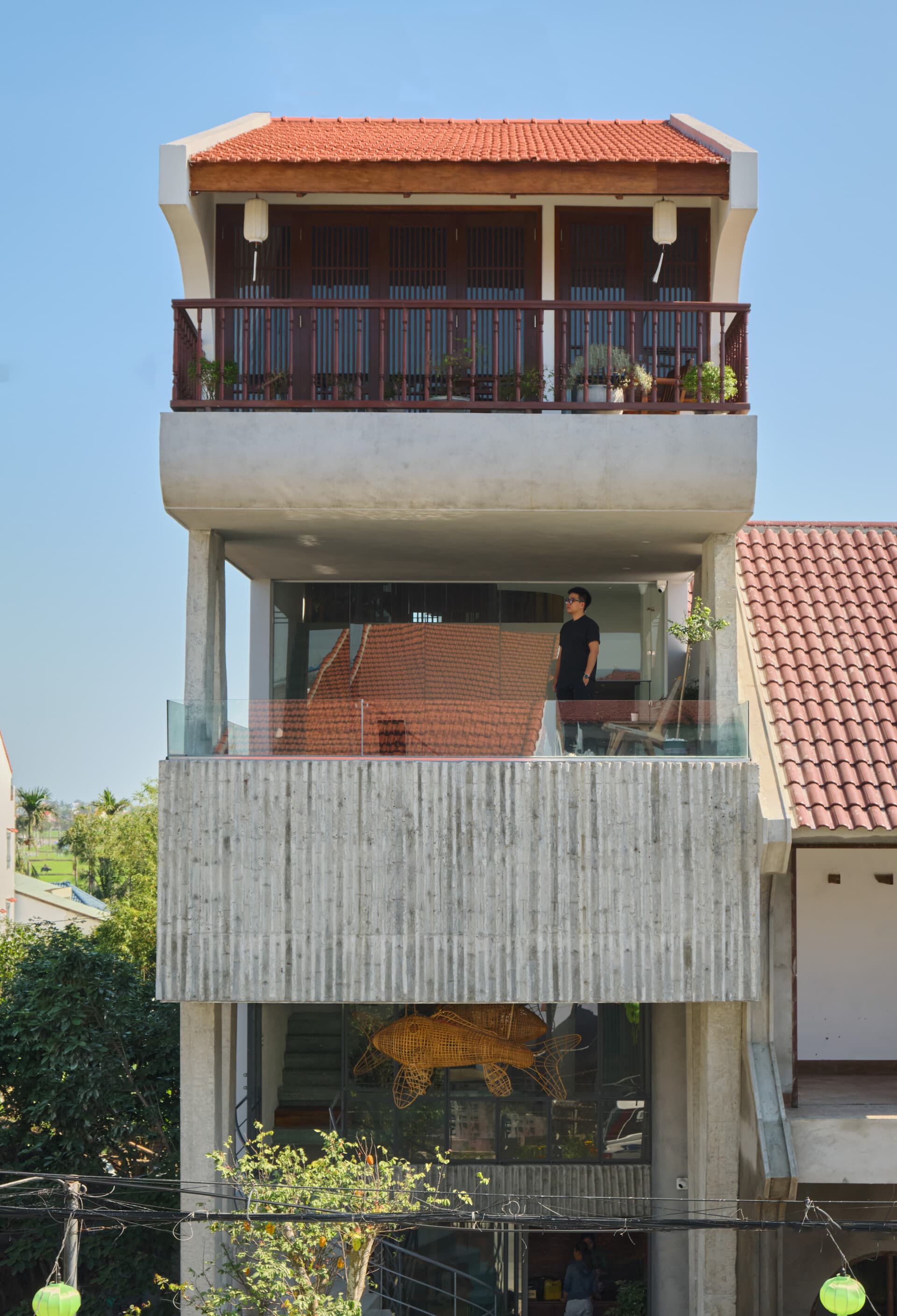 Thiết kế homestay Hội An trên khu đất 5x22m kết hợp kiến trúc đương đại và bản sắc phố cổ