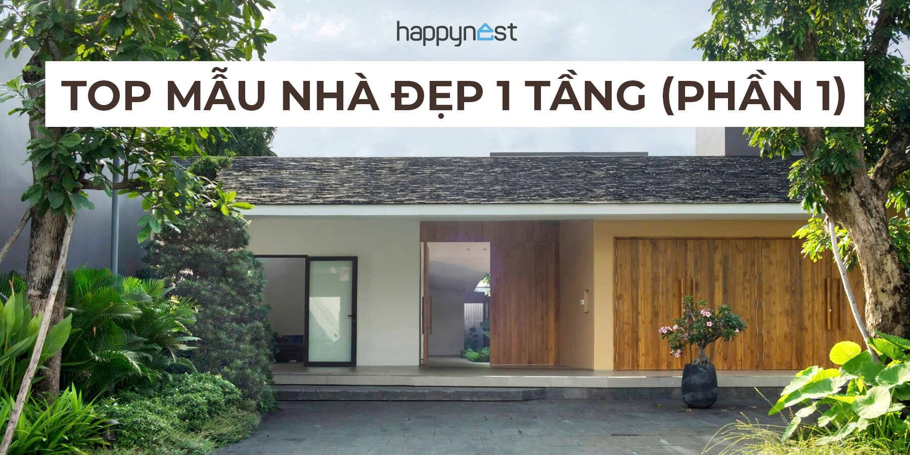 Top 100+ mẫu nhà 1 tầng đẹp (Phần 1) - Tối ưu ánh sáng và khoảng xanh, kèm ảnh thực tế (cập nhật 2025)