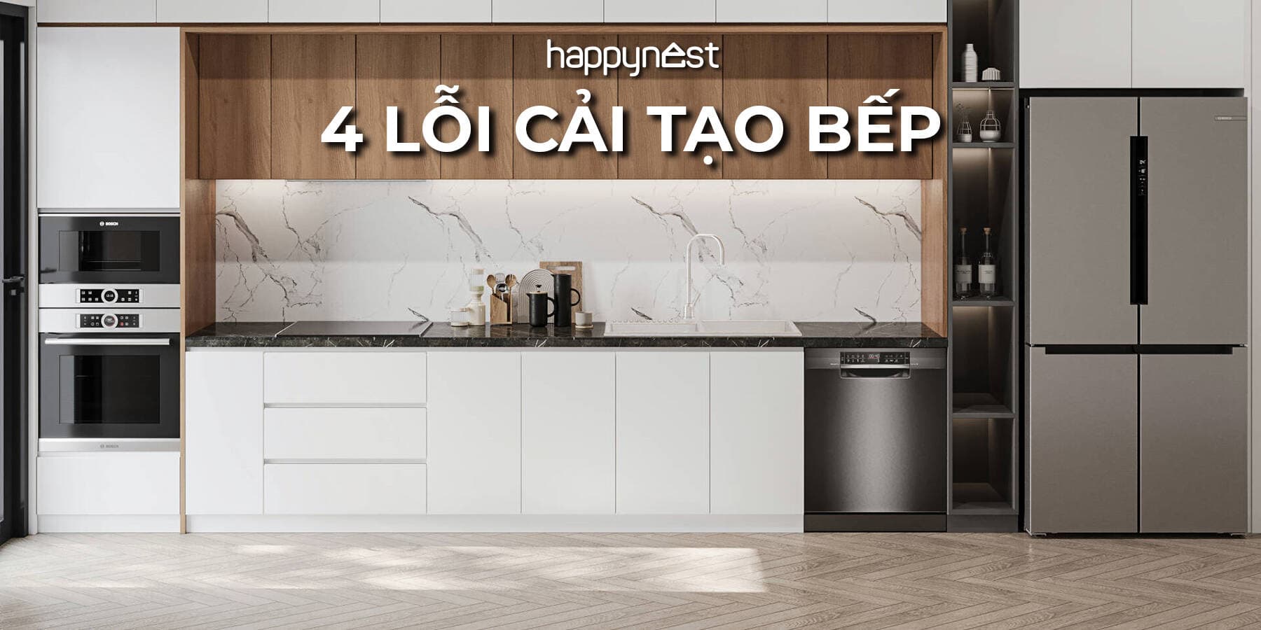 Cải tạo bếp dính 4 lỗi này, càng dùng càng mệt và tốn tiền sửa suốt nhiều năm