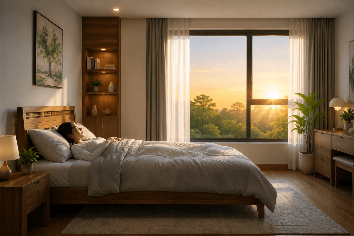 Nằm ngủ quay đầu hướng nào tốt để dễ ngủ và thoải mái hơn?