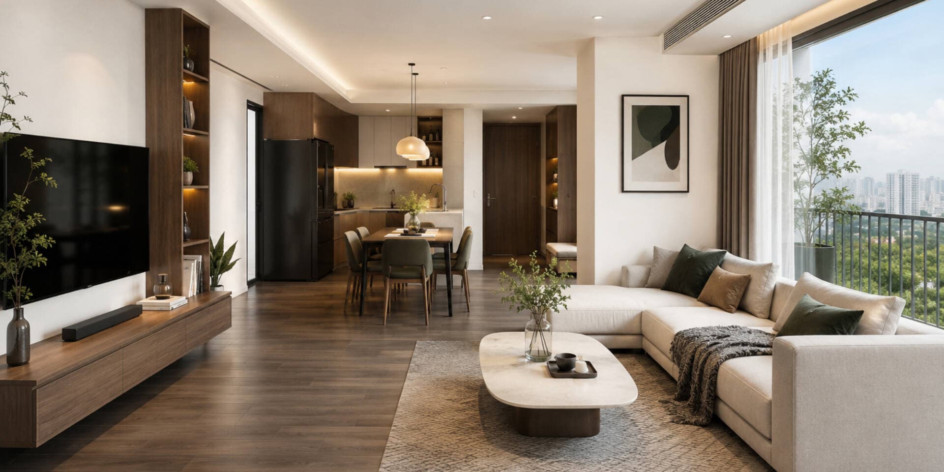 Chi phí hoàn thiện căn hộ 80m2 năm 2026 thực tế kèm dự toán chi tiết từng hạng mục