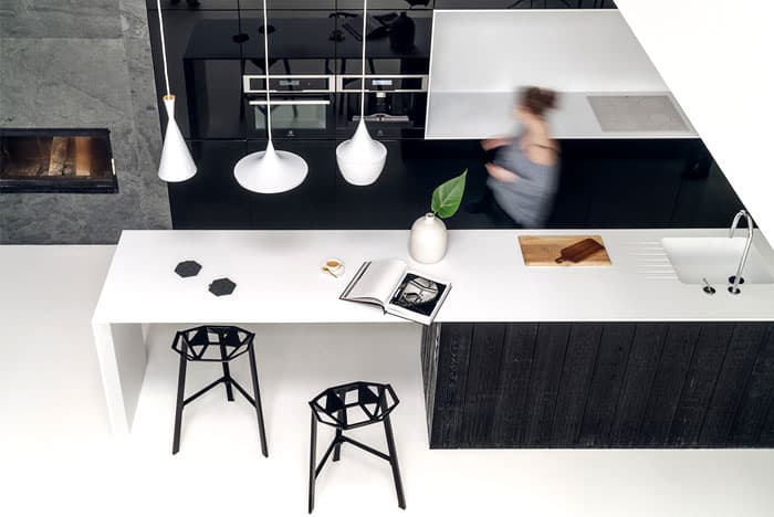 BNW House – Đột phá trong kiến tạo không gian hoàn toàn nhờ hai gam màu Đen – Trắng