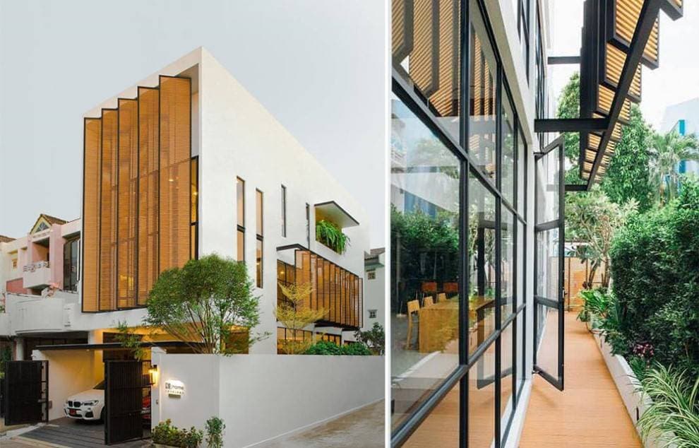 Nakit Home: Ngôi nhà sinh thái sở hữu 2 mặt tiền với hệ lam chắn độc đáo