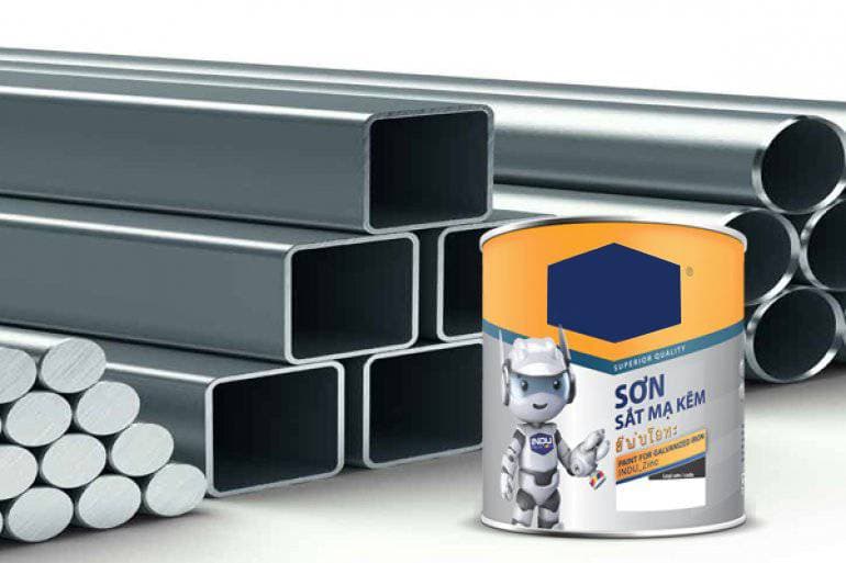 3 mẫu sơn mạ kẽm an toàn để gia đình tự sơn ngày cuối tuần