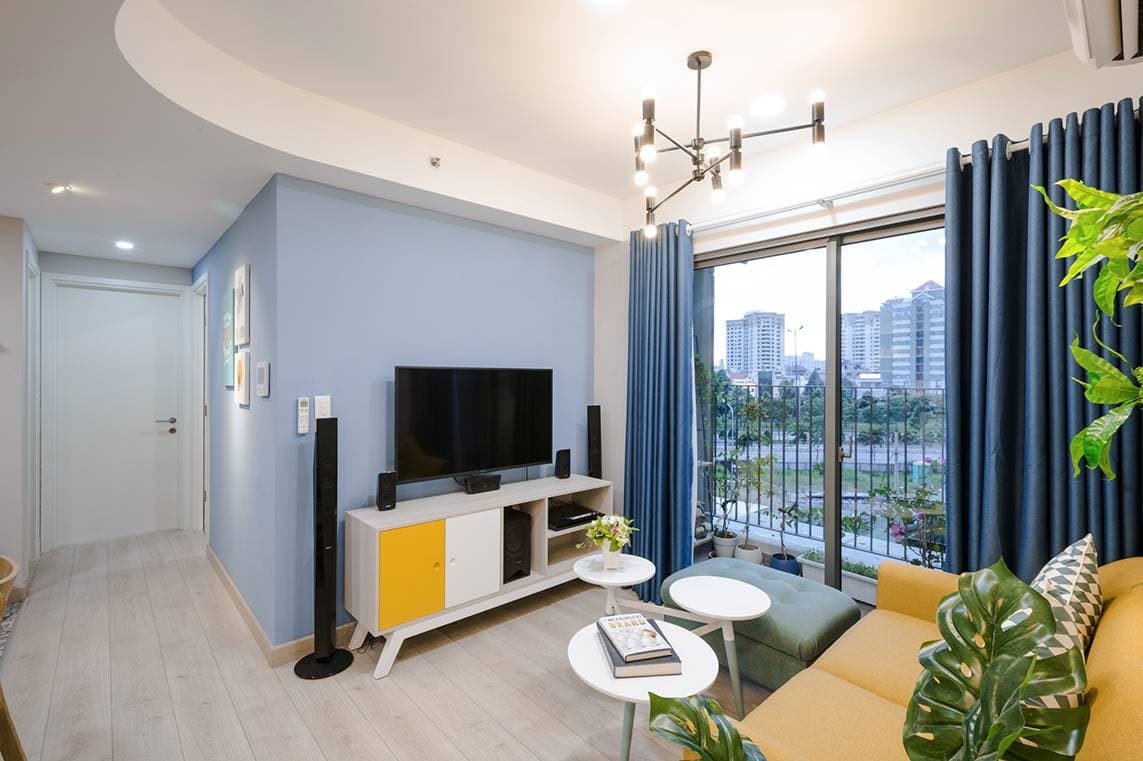 Biến căn hộ 60m2 tại Sài Gòn trở lên độc đáo hơn nhờ cách sử dụng màu sắc tươi mới