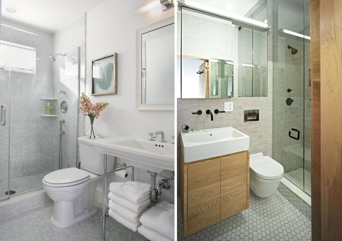 Bố trí lavabo và sen vòi hợp lý cho phòng tắm có diện tích nhỏ