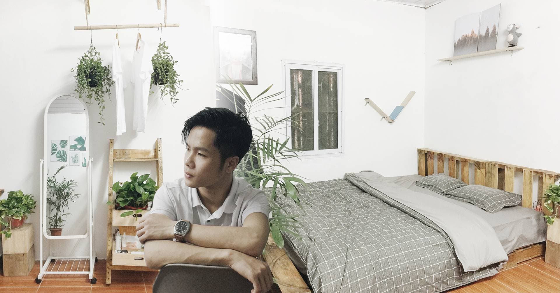 Cải tạo phòng trọ 16m2 với chi phí chỉ 4 triệu đồng của chàng nhiếp ảnh gia trẻ