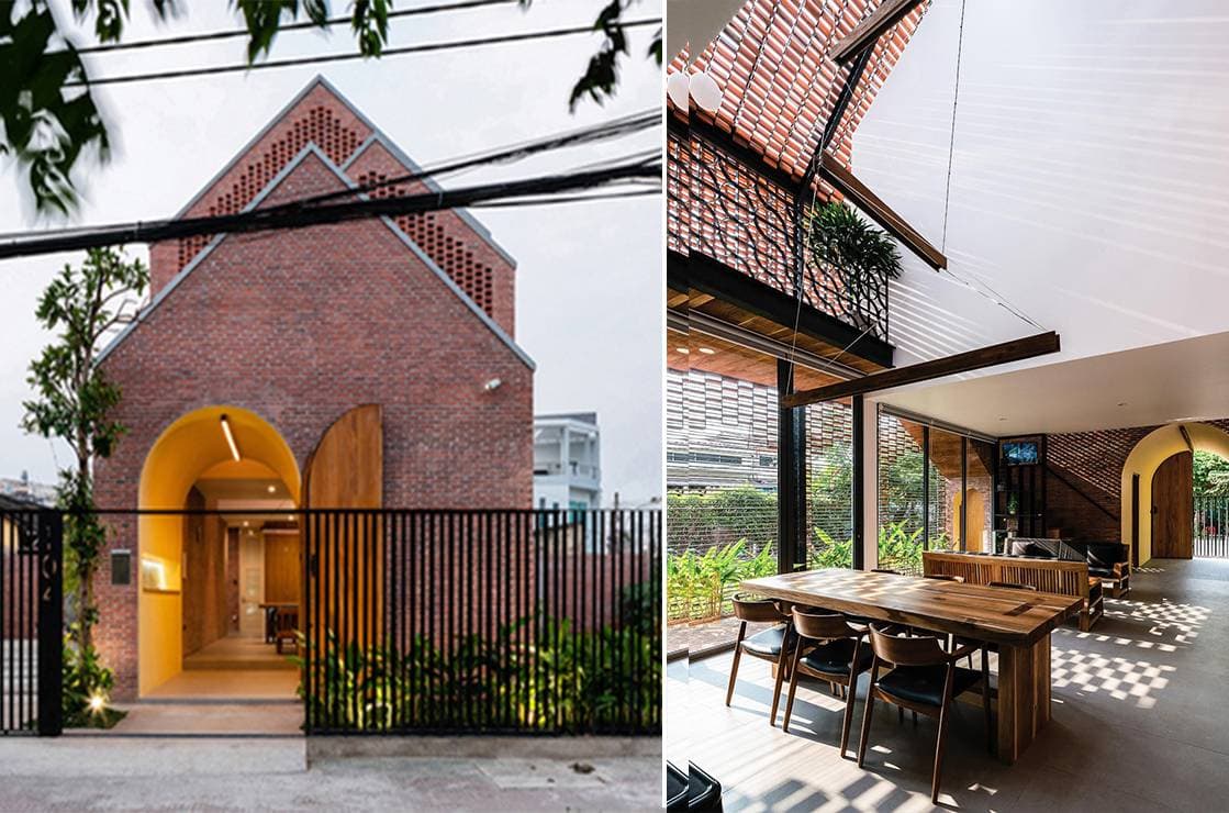 Nhà gạch 2 tầng thiết kế độc đáo như tổ chim, hiện thực hóa thành công “năm gạch đầu dòng” của gia chủ
