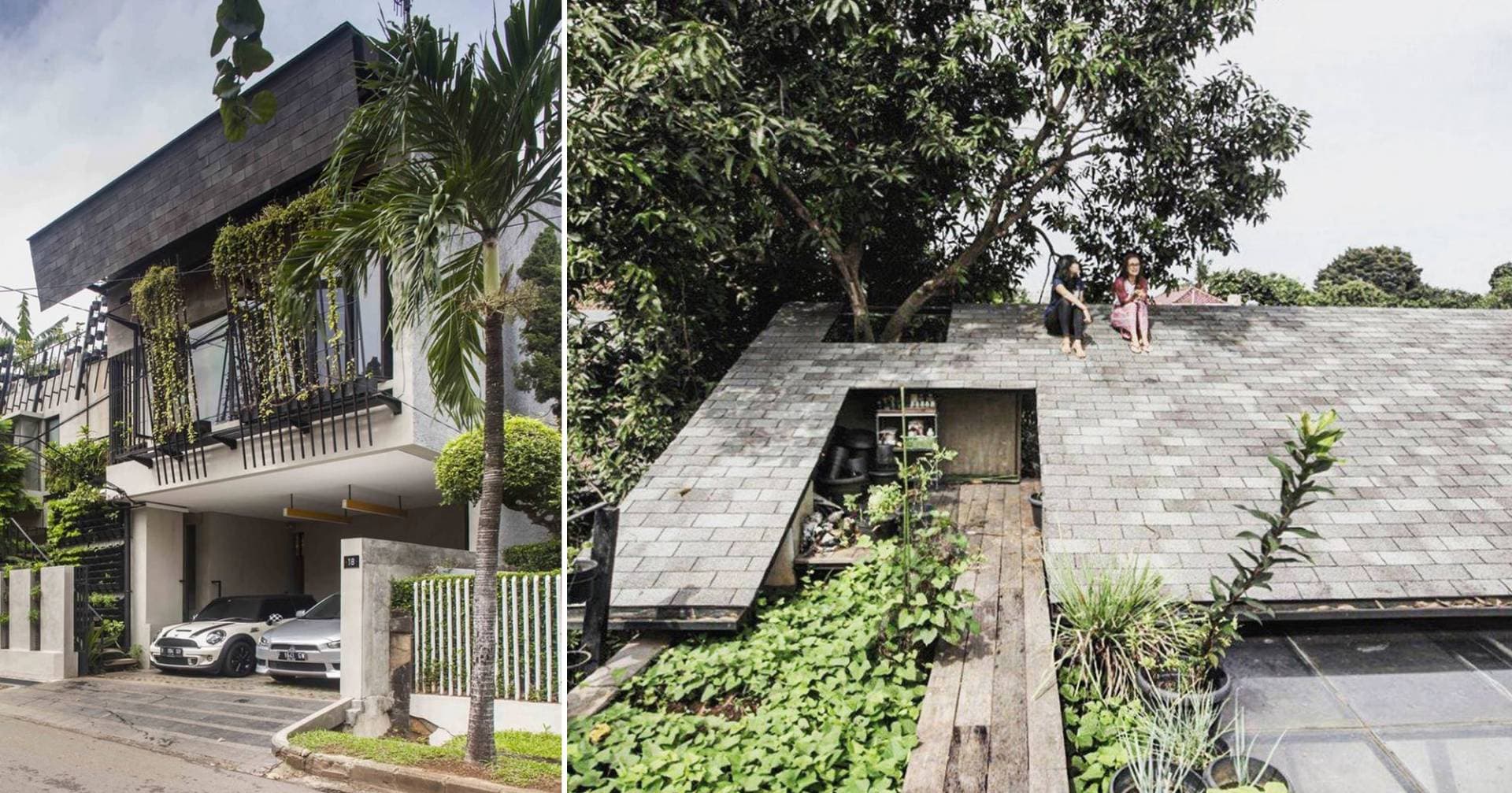 Vườn nhiệt đới trong ngôi nhà phố Veranda House giữa lòng Thủ đô Jakarta