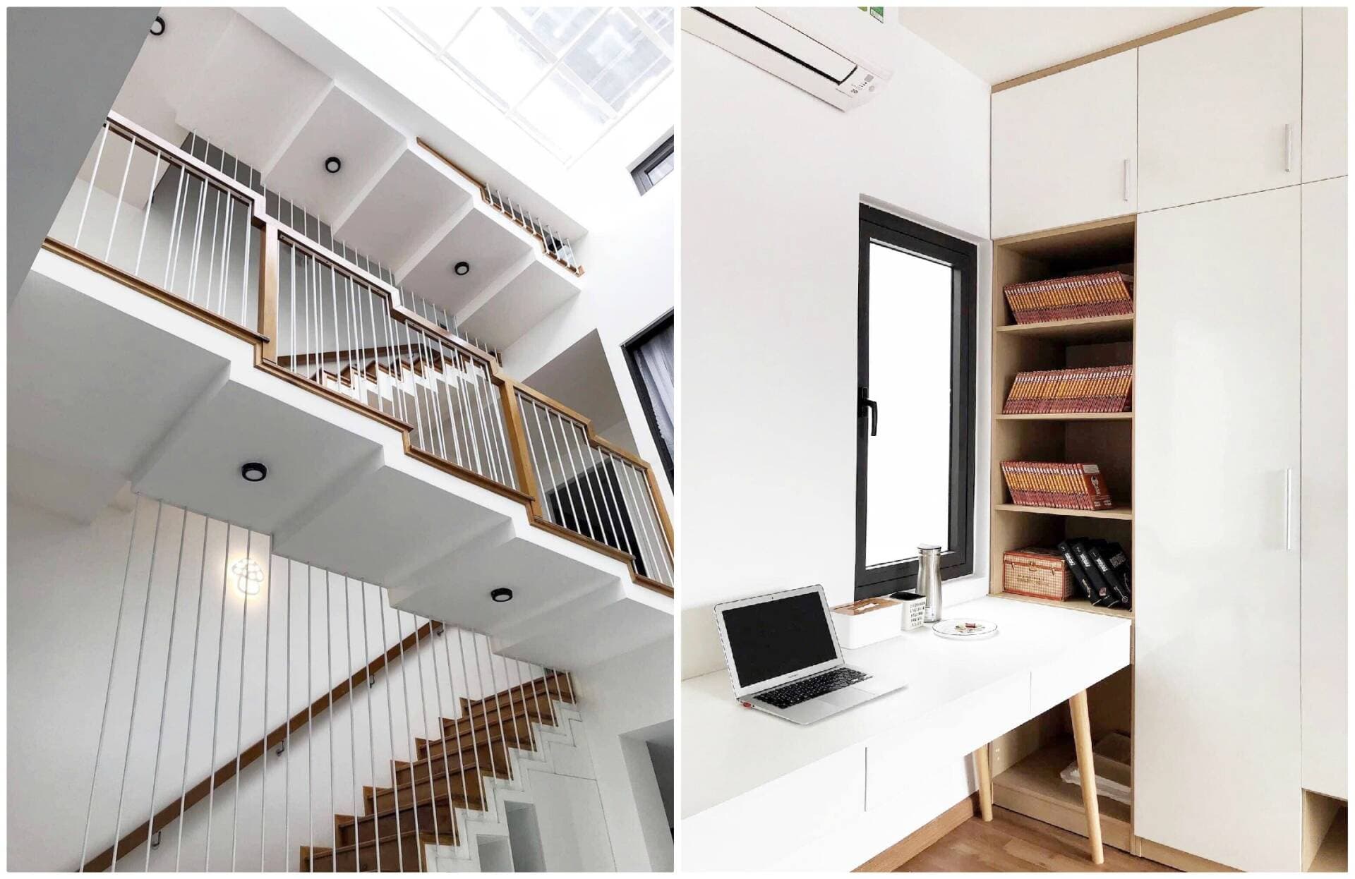 Ngôi nhà 90m2 lệch tầng của chàng trai yêu mèo: ''Ghi điểm'' nhờ khoảng cầu thang độc đáo trong không gian hiện đại