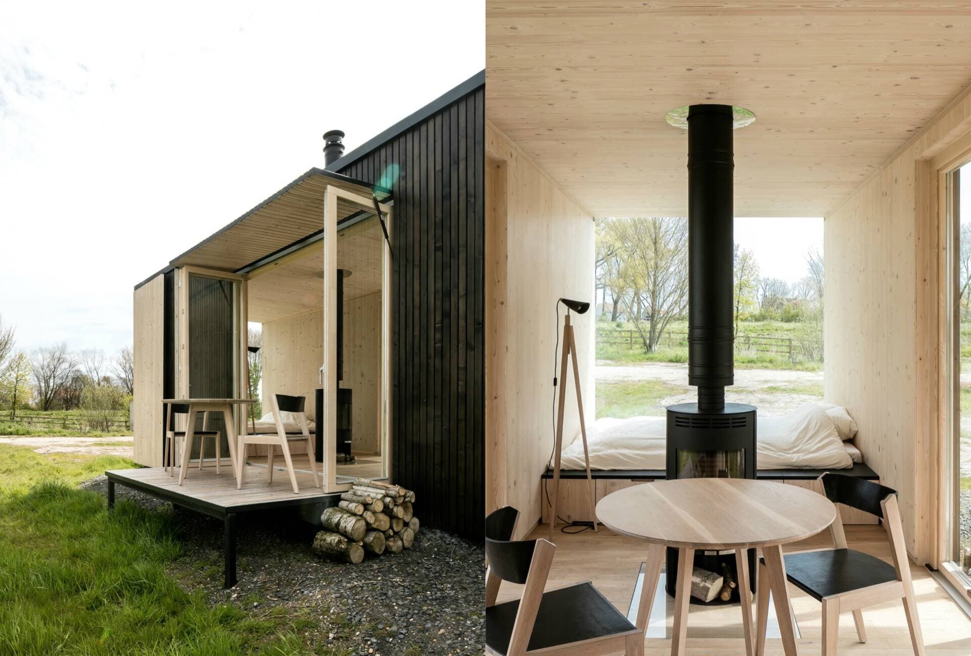Tìm về chốn bình yên với căn nhà gỗ tối giản 27m2 - Ark Shelter